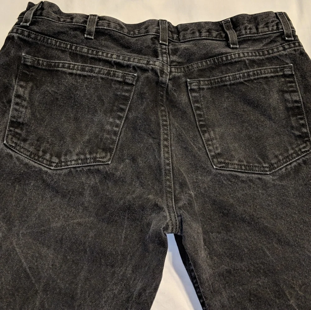 Men's black denim jeans